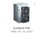 Goldshell HS6 Miner HNS 4.3T SC 10.6T Bắt tay Blake2B-Sia 2 Thuật toán khai thác